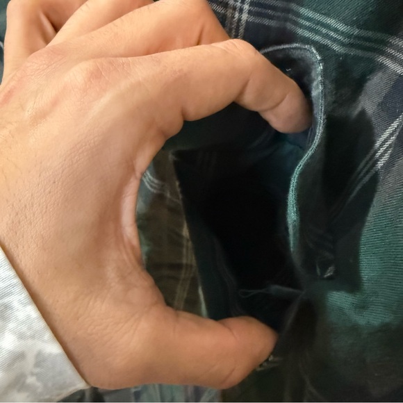 The Kooples Men's Green Plaid Shirt Jacket - Picture 4 of 8